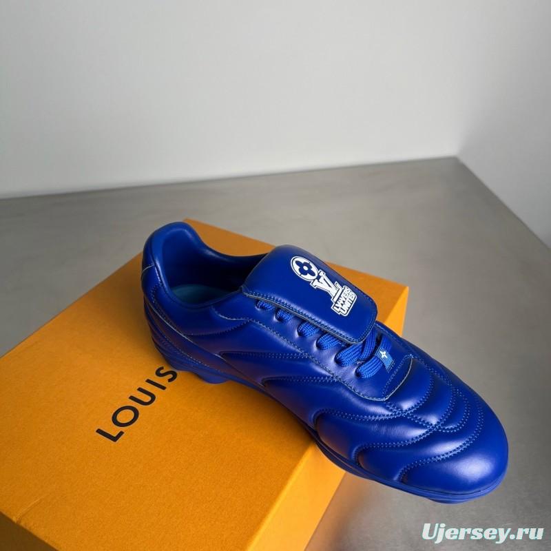 Louis Vuitton Footprint Soccer Sneakers Unisex Sport Shoes - Footprint Soccer