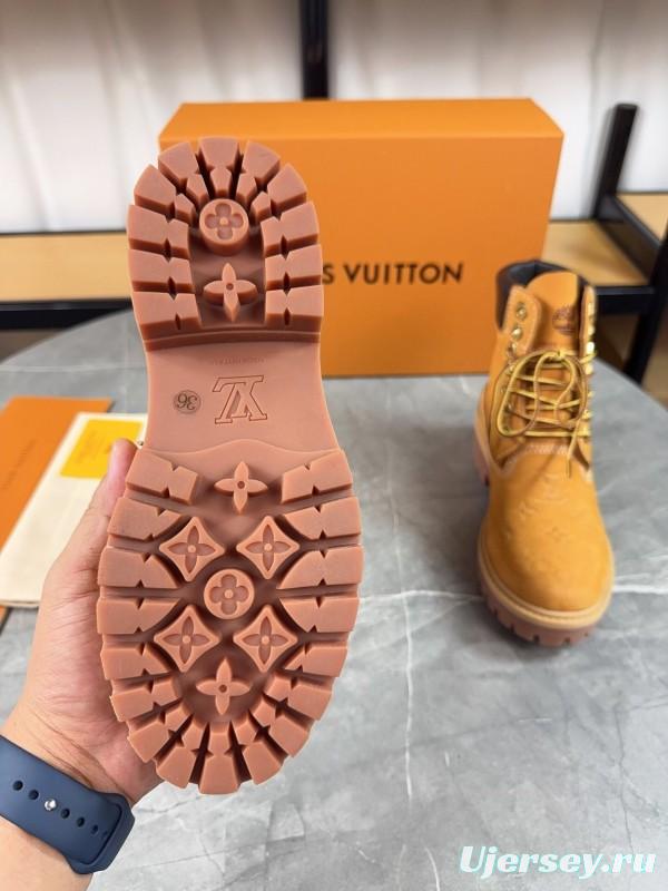 Timberland LV x Timberland Collaboration Monogram Ankle Boots - LY00380