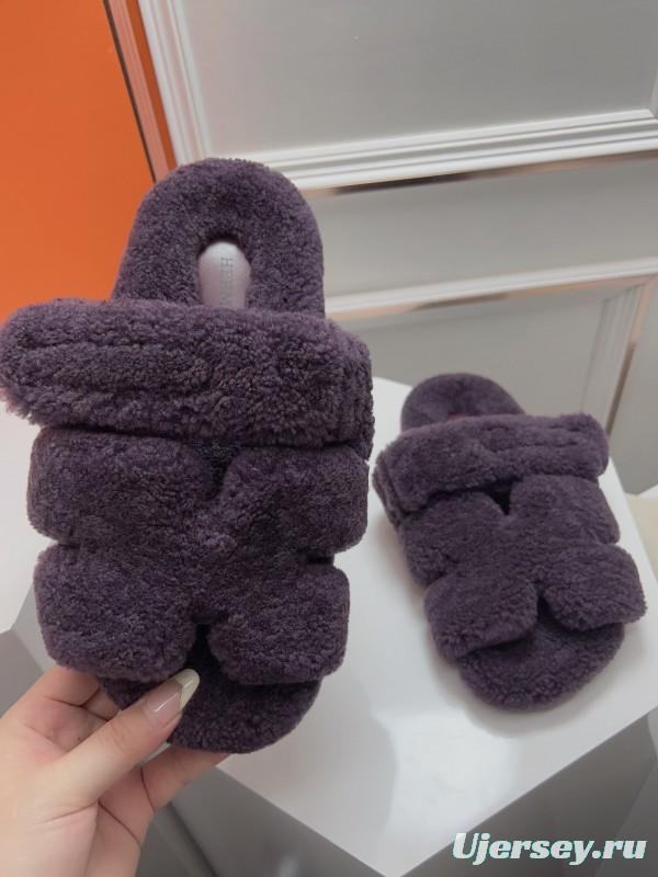 H ERLING Mao Slippers 2025 SS Collection Genuine Fur Comfort - LY00270