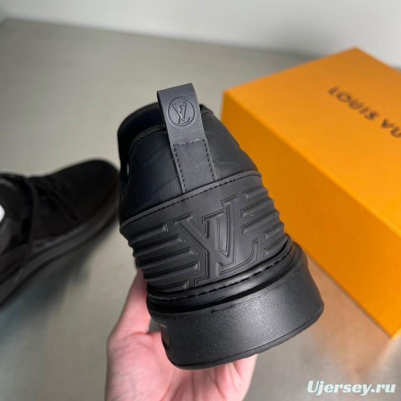 Louis Vuitton Beverly Hills Monogram Knit Sneakers with Imported IP Foam Sole - YC