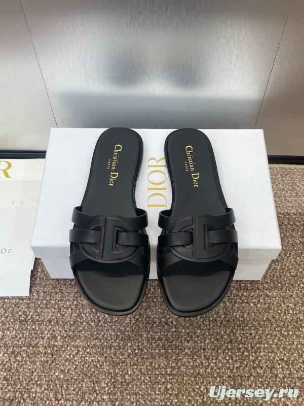 Dior D-Club Jelly Color Hollow Layered Cross-Strap Women Sandals - KFY00280