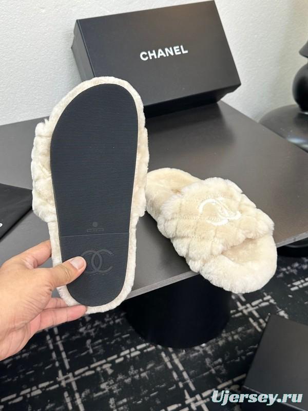 Chanel 2025 SS Classic Fluffy Slippers - LY00250
