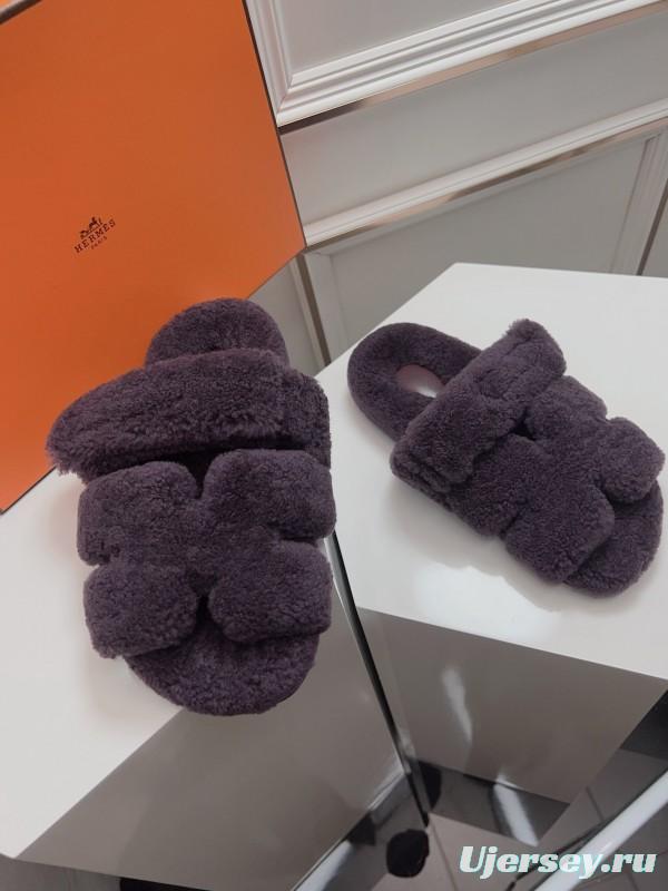 H ERLING Mao Slippers 2025 SS Collection Genuine Fur Comfort - LY00270