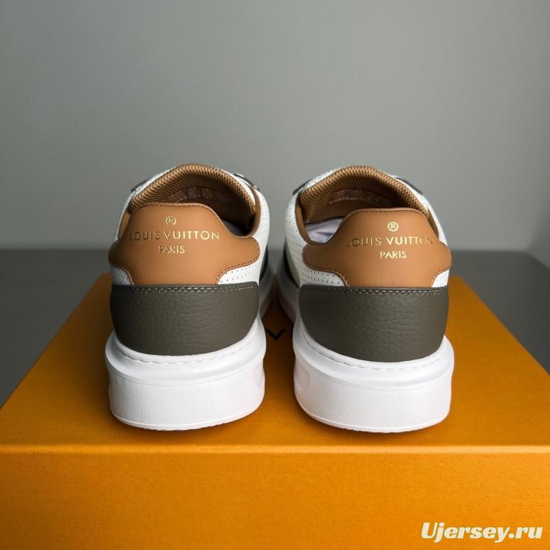 Lv Beverly Hills Low Top Fashion Sneakers Men's Shoes - YC