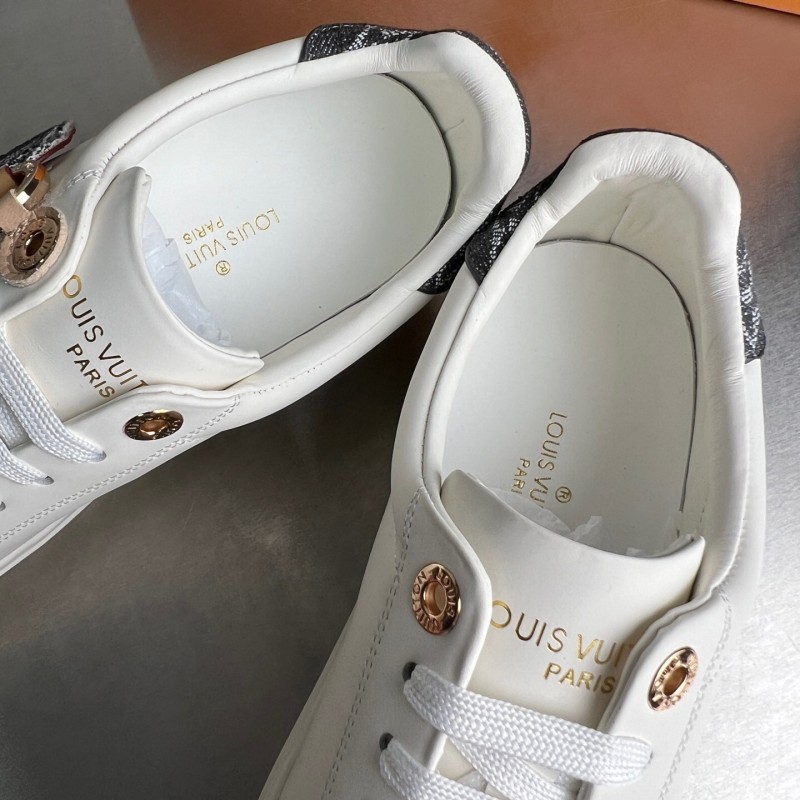 Louis Vuitton Takashi Murakami Time Out Cherry Blossom Flat Low-Top Sneakers - YC