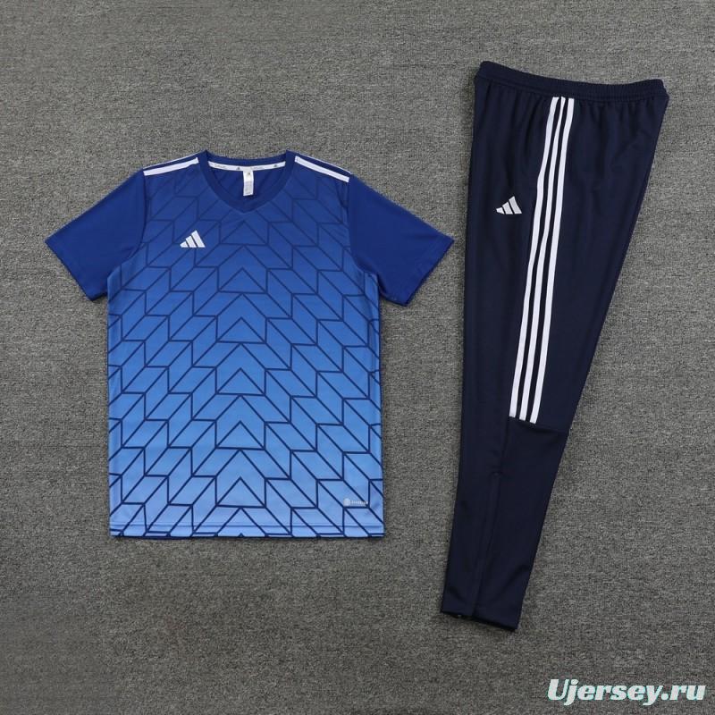 2025 Adidas Royal Blue Full Zipper Jacket+Long Pants