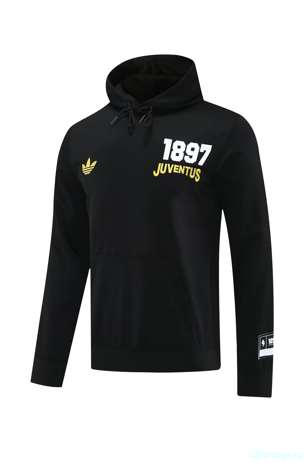 25/26 Juventus Black Sweatshirt Full Zipper Jacket+Long Pants