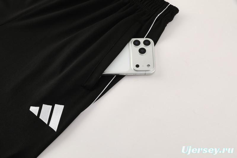 25/26  Adidas White Full zipper Jacket Tracksuit+ long pants