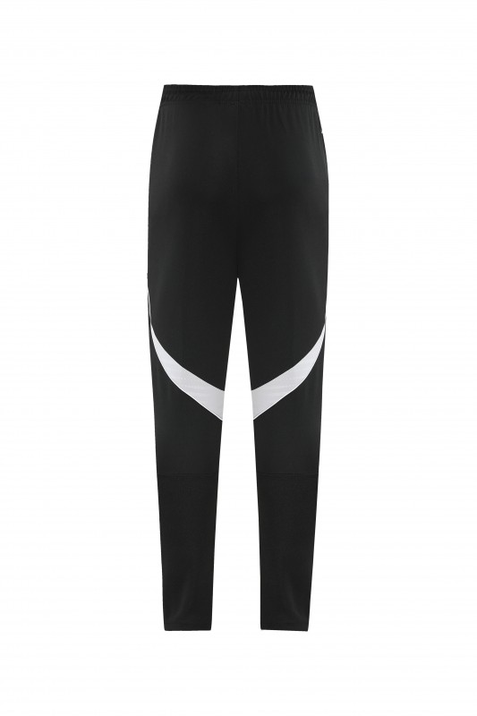 25/26  Adidas Black Full zipper Jacket Tracksuit+ long pants