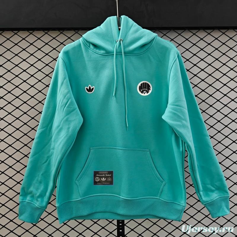 25/26 Adidas x Newcastle United Retro Embroidered Logo Hoodie 9 Colors