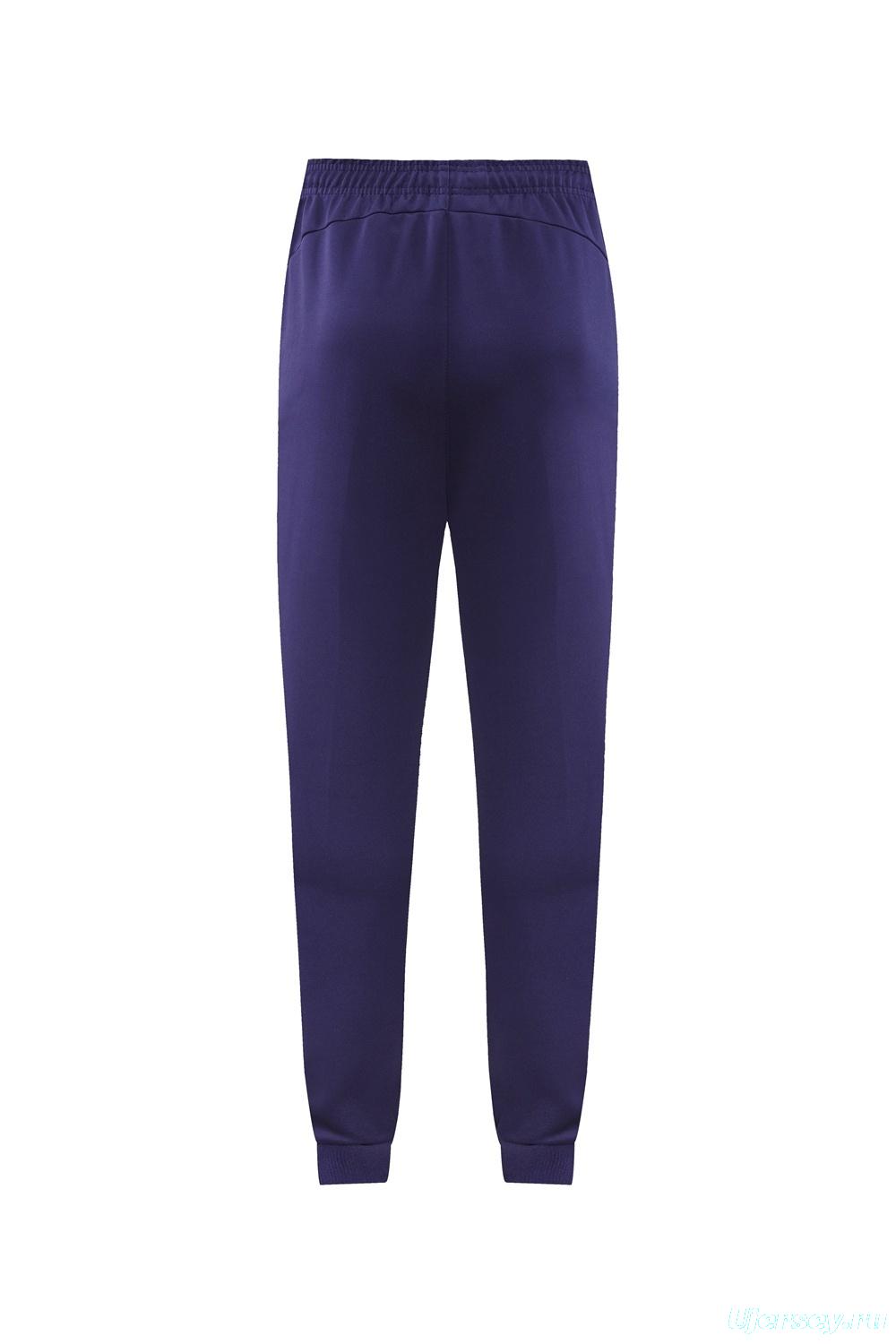 24/25  England Purple Full zipper Jacket Tracksuit+ long pants