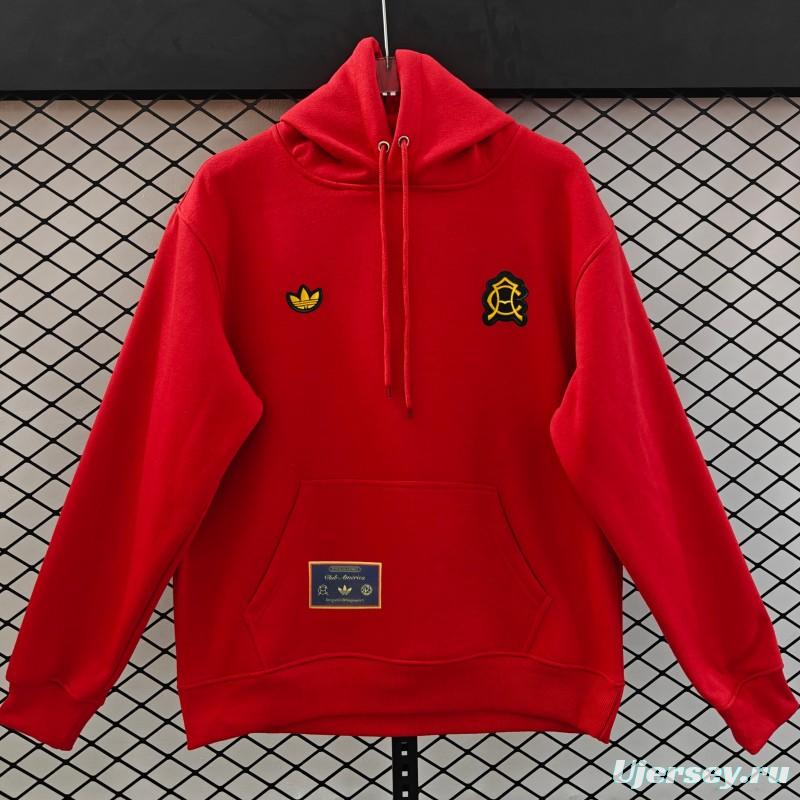 Adidas x Club America Retro Embroidered Logo Hoodie