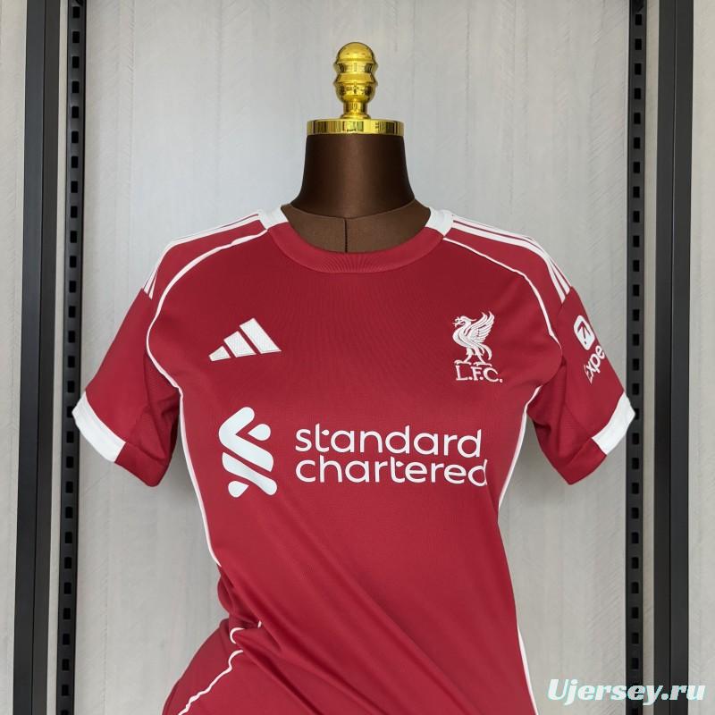 25/26 Women Liverpool Home Jersey