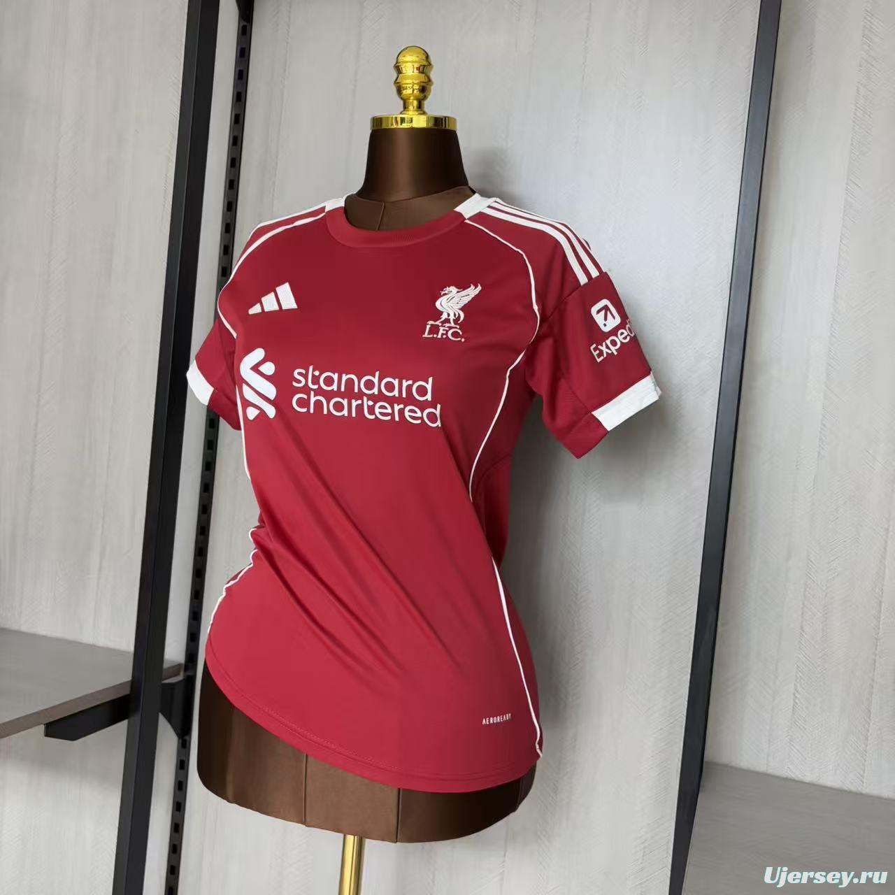 25/26 Women Liverpool Home Jersey
