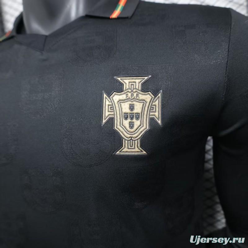 Player Version 2026 Portugal Goalkeeper Dark Grey Long Sleeve Jersey