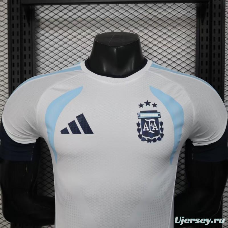 Player Version 2026 Argentina White Training Jersey