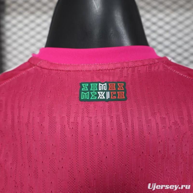 Player Version 2026 Mexico  Pink Training Jersey