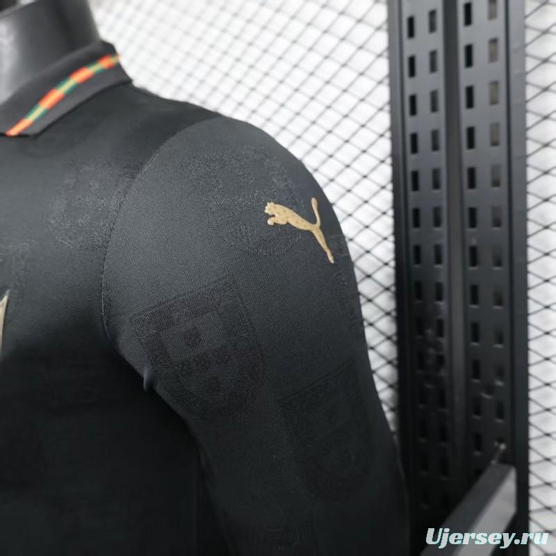 Player Version 2026 Portugal Goalkeeper Dark Grey Long Sleeve Jersey