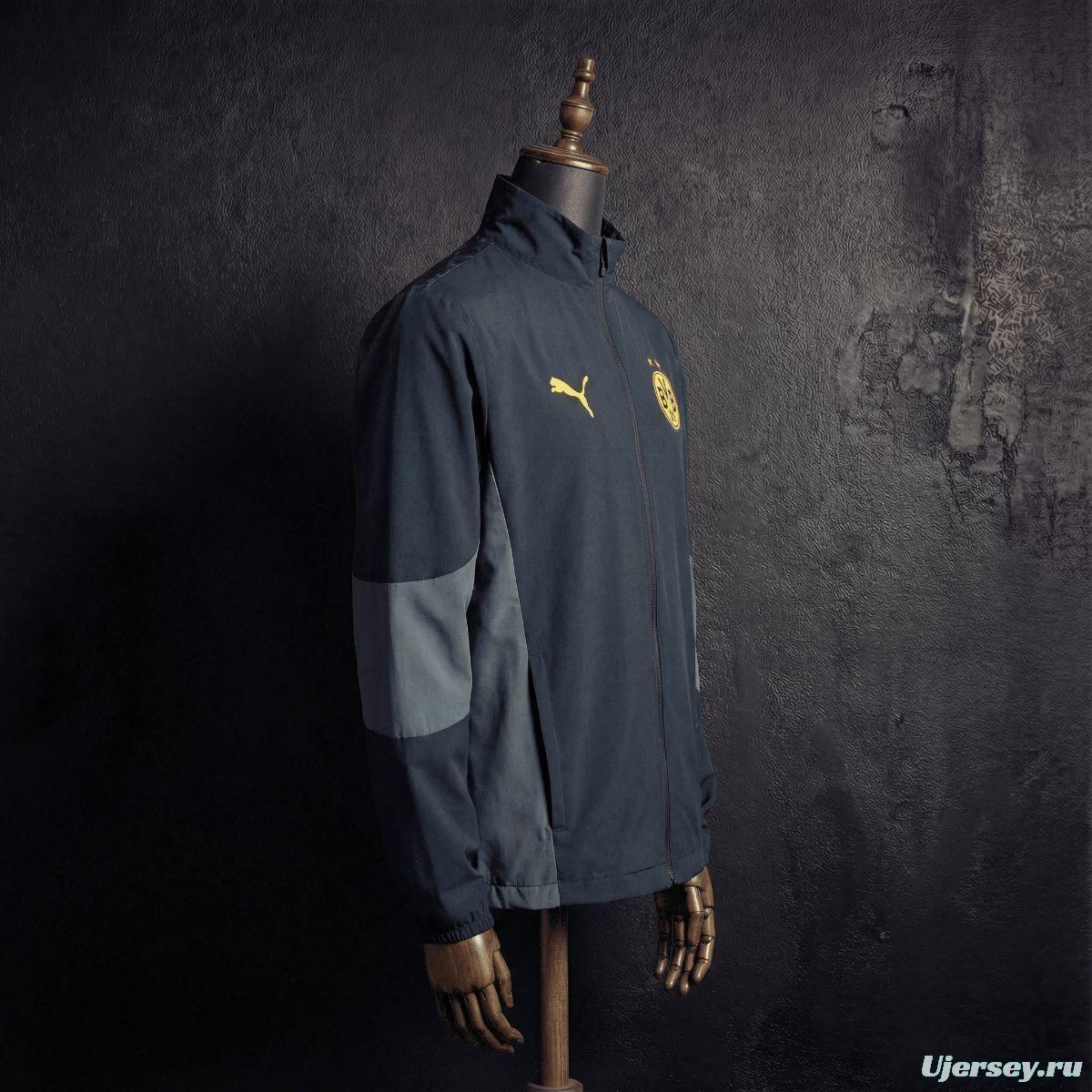 2026 Dortmund Black Reversible Jacket Windbreaker