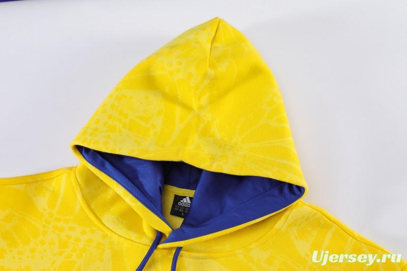 25/26 Colombia Yellow Embroidered Logo Hoodie