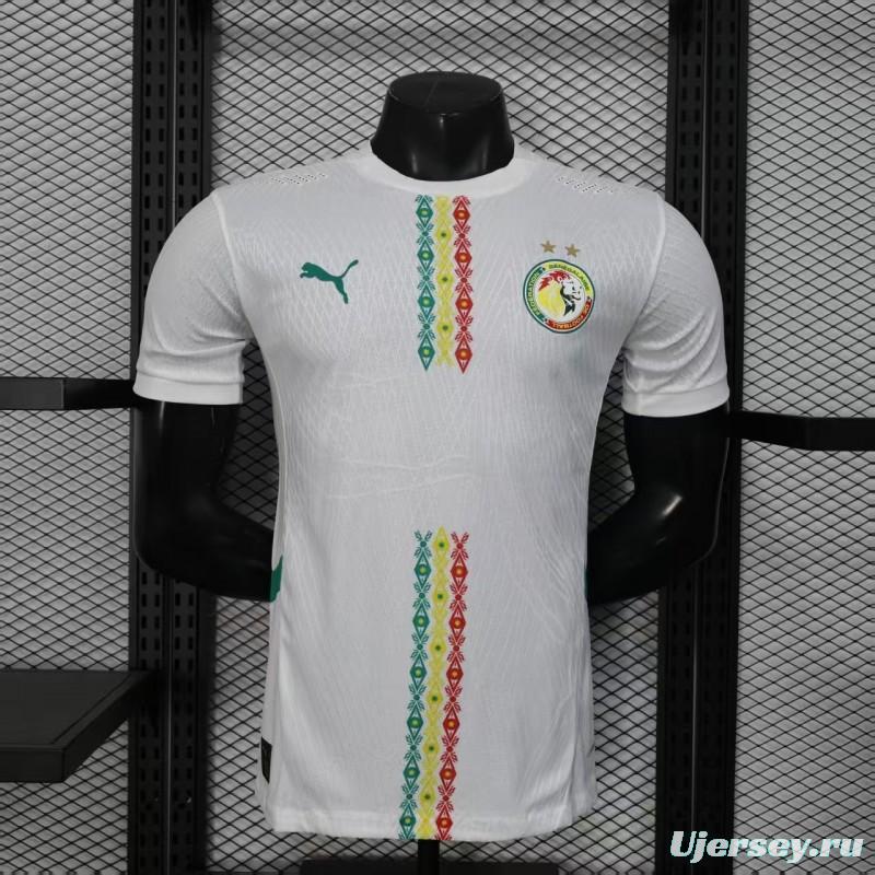 2026 Player Version Senegal Home White Double Stars Edition Jersey