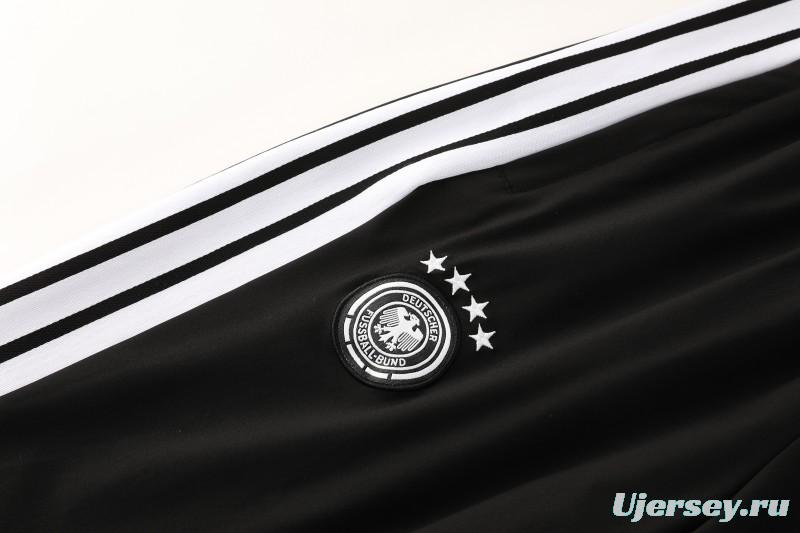 2026 Germany Black Full Windbreaker + Long Pants