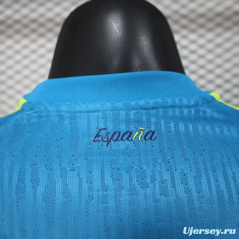 2026 Player Version Spain Away Blue Jersey