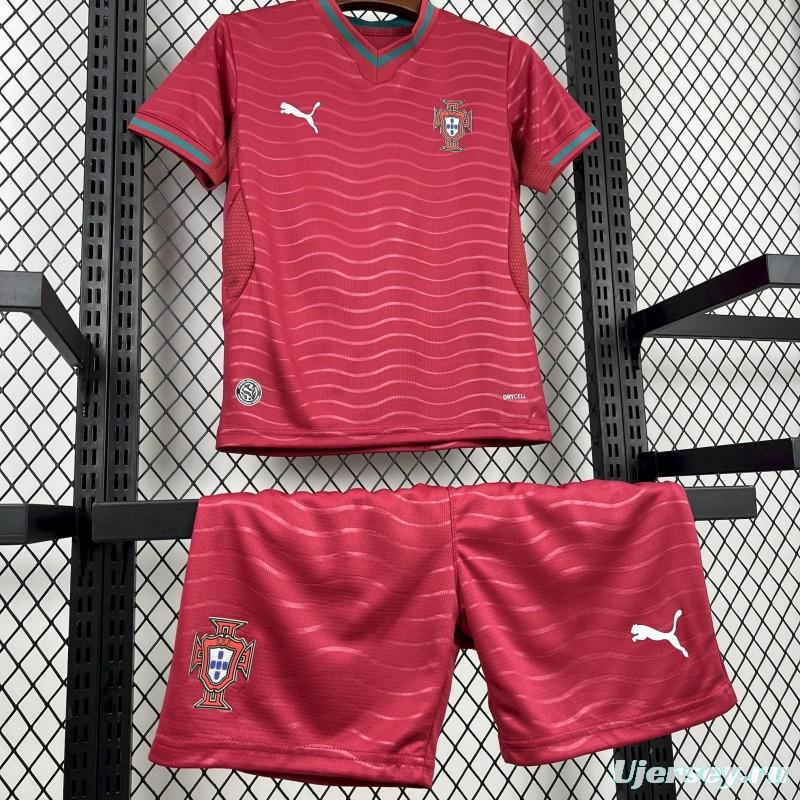 2026 Kids Portugal World Cup Home Kit