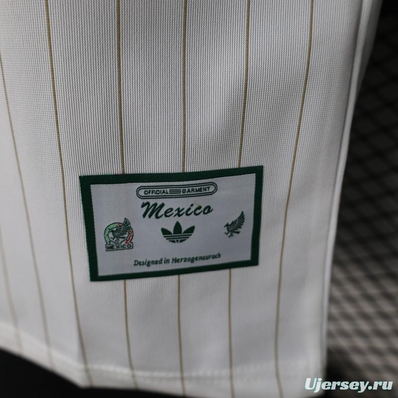 Player Version 2026 Mexico White Terrace Icons White Jersey