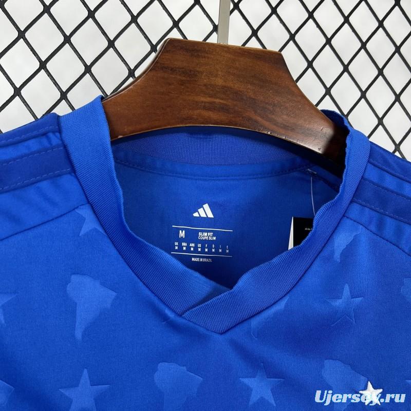 2026/27 Womens Cruzeiro Crop Top Home Jersey