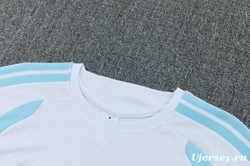 26/27 Argentina White Short Sleeve+Soccer Shorts