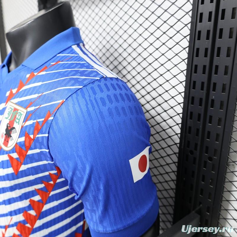 Player Version 2027 Japan Home Blue with Diagonal Graphic Jersey