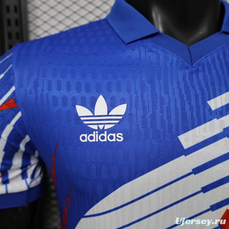 Player Version 2027 Japan Home Blue with Diagonal Graphic Jersey