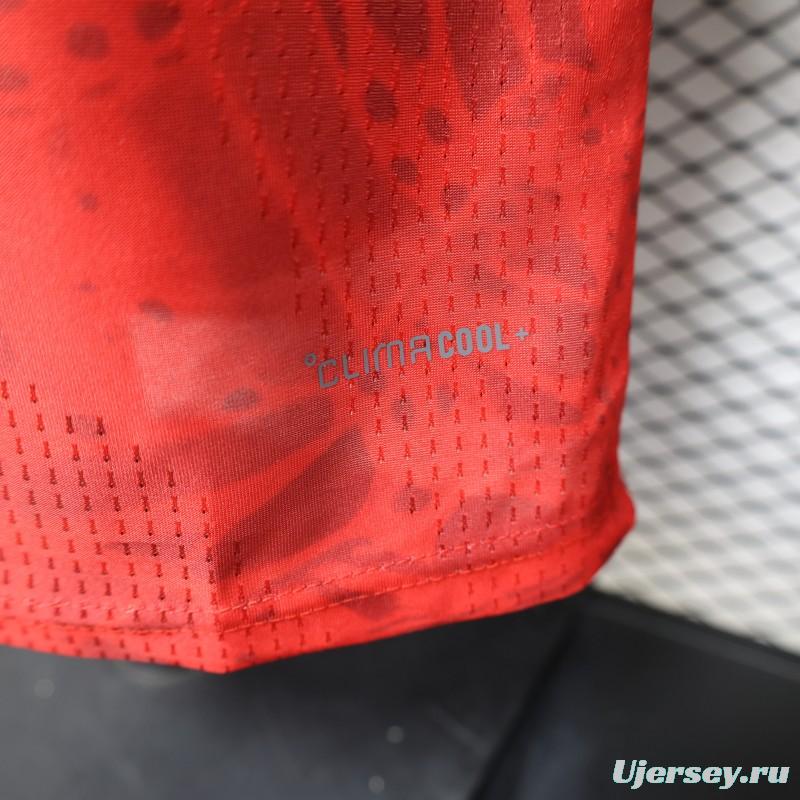 Player Version 2026 Colombia Red & Yellow Away Jersey