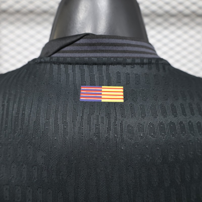 Player Version 26/27 FC Barcelona All-Black with Spotify Sponsor Special Edition Jersey