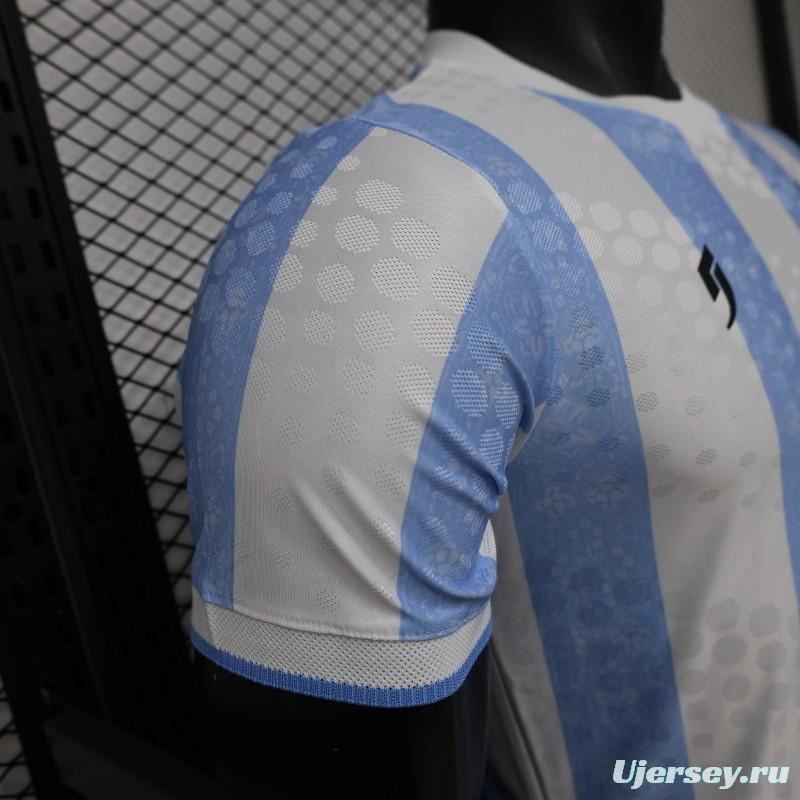 Player Version 2026 Argentina Home Light Blue & White Vertical Stripe Special Edition Jersey