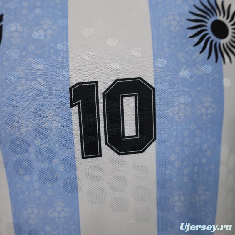 Player Version 2026 Argentina Home Light Blue & White Vertical Stripe Special Edition Jersey