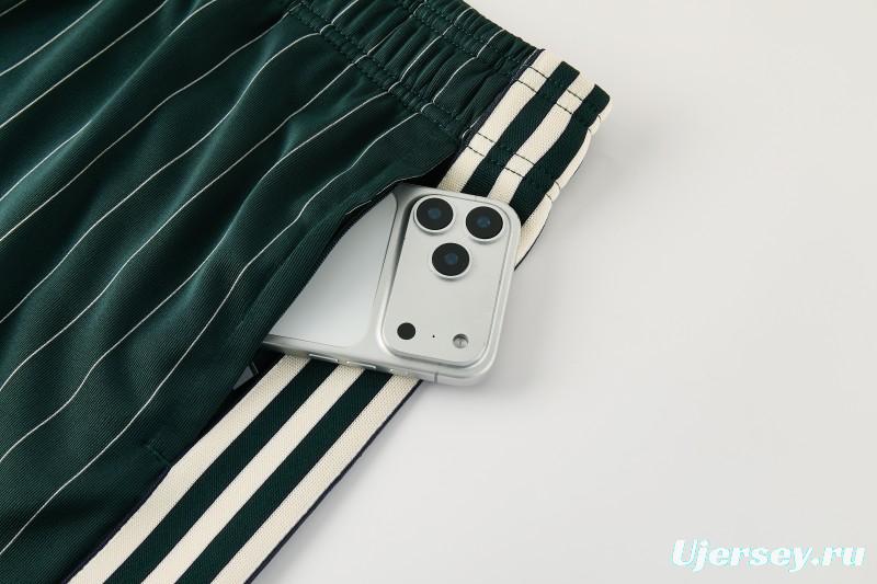 26/27 Juventus Navy Green Short Sleeve+Soccer Shorts