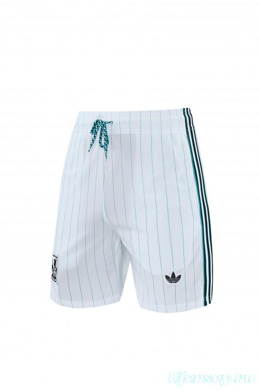 26/27  Liverpool White Short Sleeve+Soccer Shorts