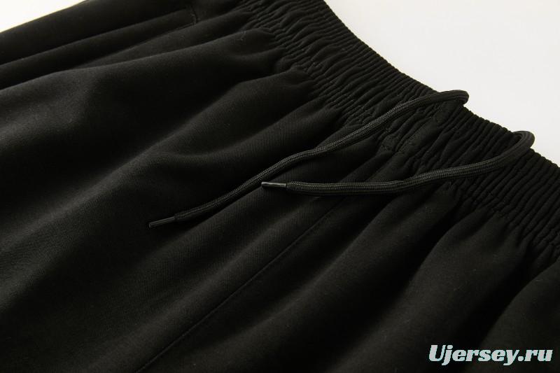 26/27 Manchester United Black Pullover Hooded Tracksuit + Long Pants