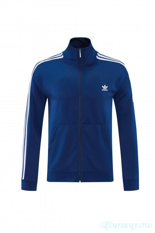 2026  Adidas Royal Blue Full Zipper Jacket + Long Pants