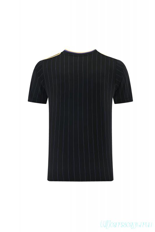 26/27  Manchester United Black Short Sleeve+Soccer Shorts