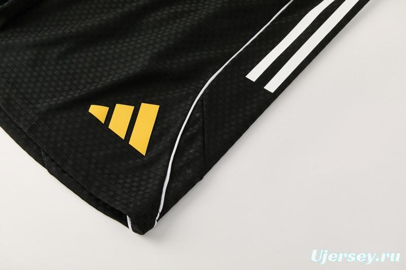 26/27  Real Madrid Black x Marvel  Short Sleeve+Soccer Shorts