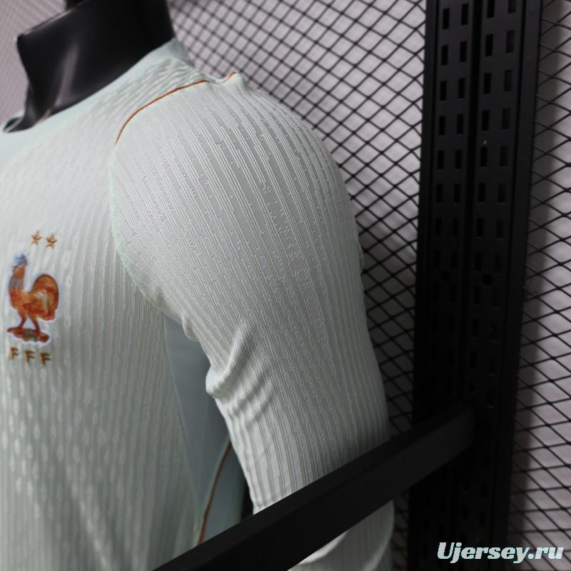 Player Version 26/27 France Mint Green Away Long Sleeve Jersey