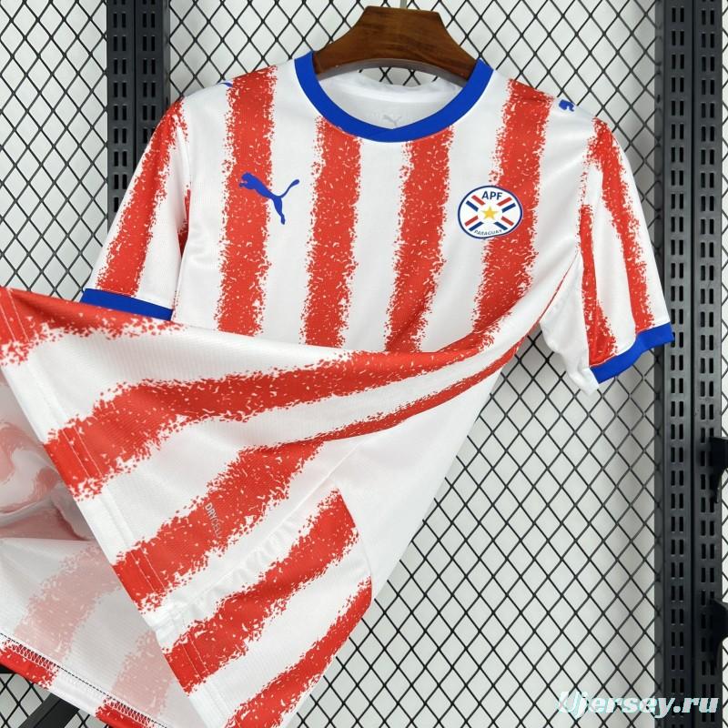 2026 Mens Paraguay World Cup Home Jersey