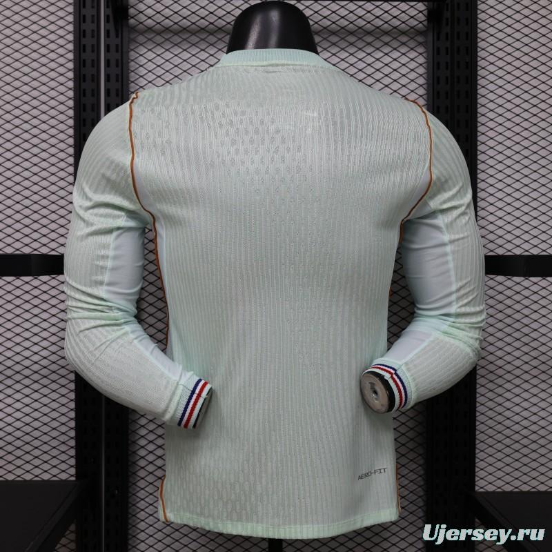 Player Version 26/27 France Mint Green Away Long Sleeve Jersey