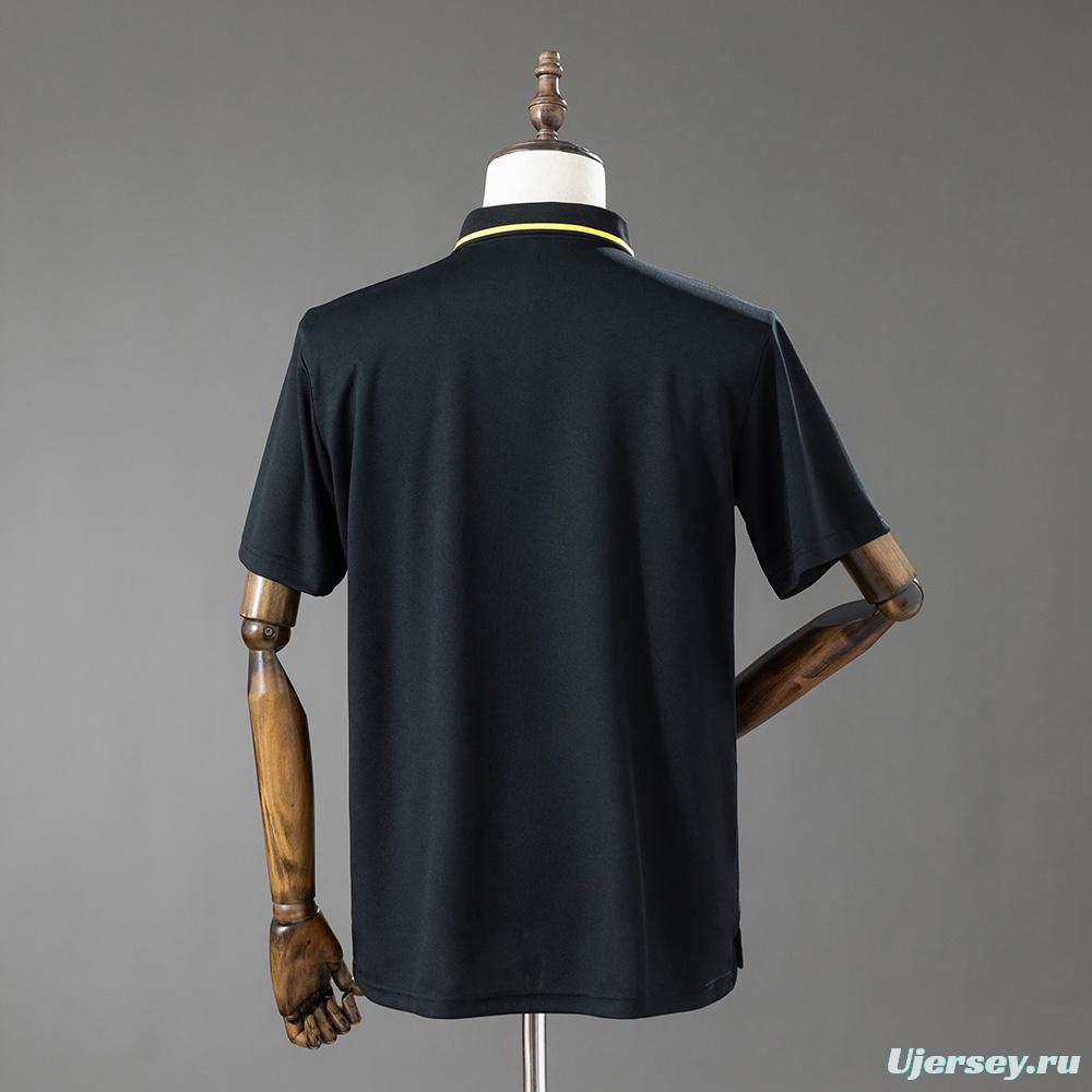 2026 Brazil Polo Black Jersey