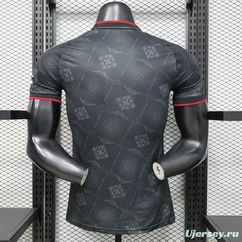 Player Version 26/27 River Plate Black with Red Diagonal Band Third Jersey