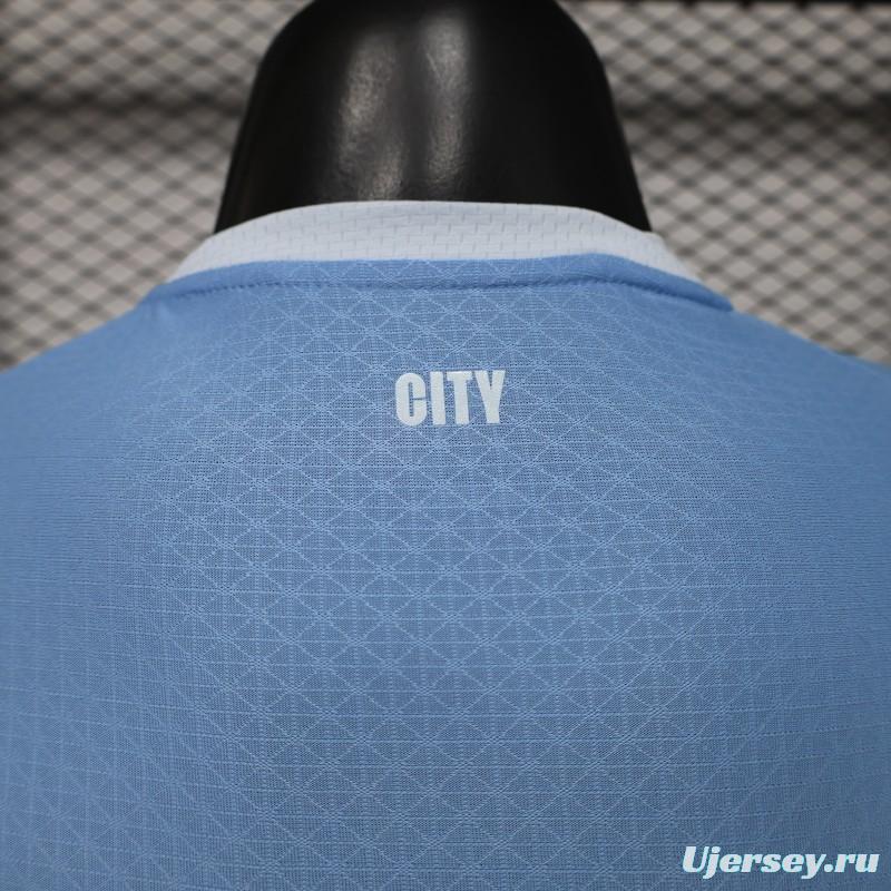 Player Version 26/27 Manchester City Sky Blue with White Side Panel Home Jersey