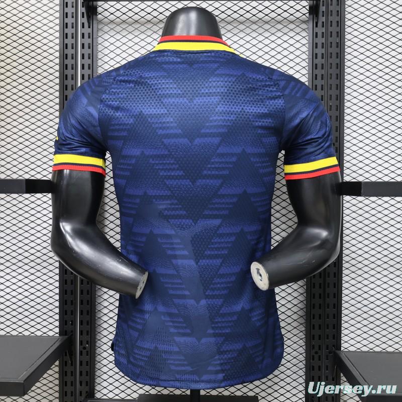 layer Version 26/27 Arsenal Navy Blue with Geometric Pattern Third Jersey